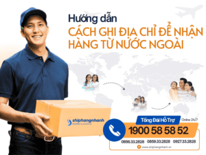 cach ghi dia chi de nhan hang tu nuoc ngoai