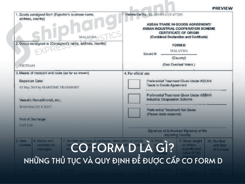 co form d