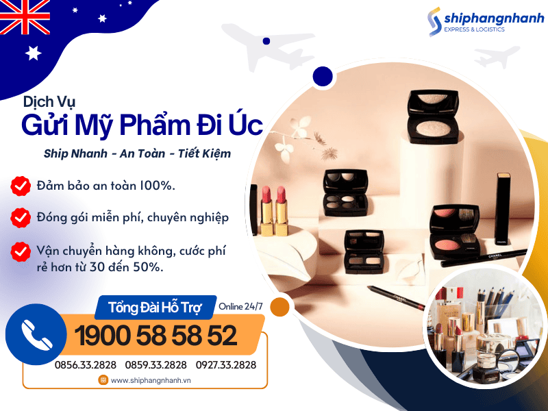 gui my pham di uc