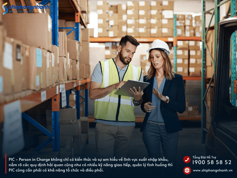 nhiem vu cua pic trong linh vuc logistics