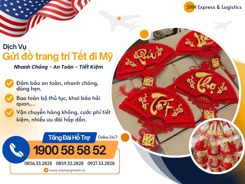dich vu gui do trang tri tet hoa mai hoa dao gia di my