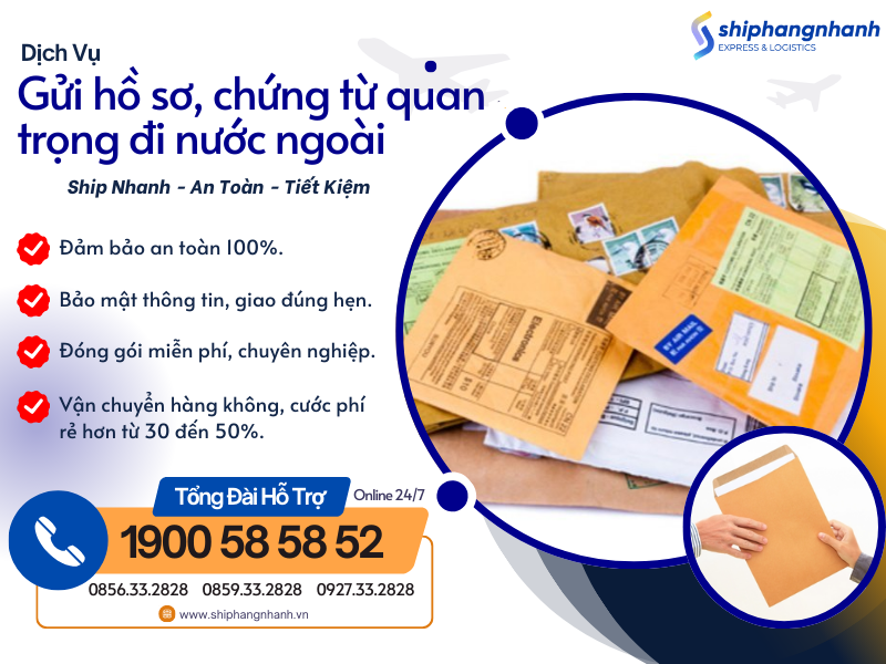 dich vu gui ho so chung tu quan trong di nuoc ngoai