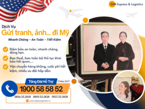 dich vu gui tranh anh di my