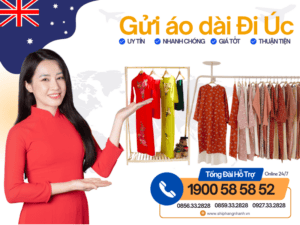 gui ao dai di uc