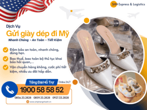 gui giay dep di my