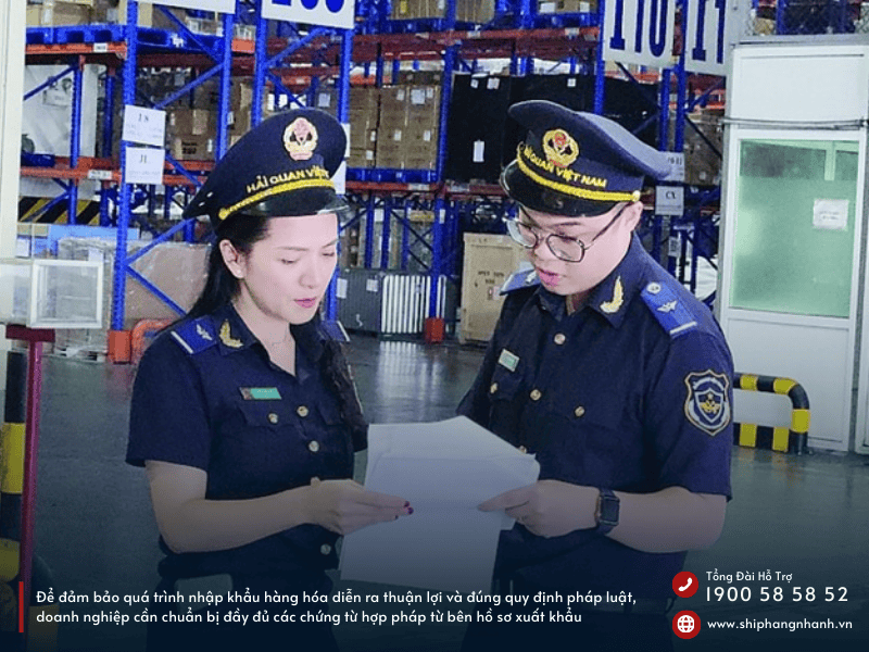 nhung chung tu can thiet trong ho so nhap khau hang hoa