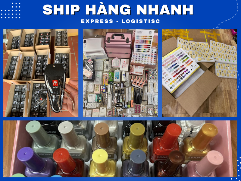 dich vu gui dung cu lam nail son gel di my gia re nhanh chong