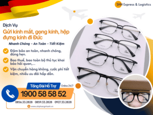 gui kinh mat gong kinh hop dung kinh di duc