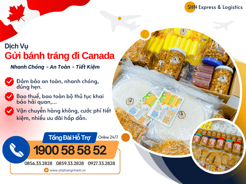 gui banh trang di canada