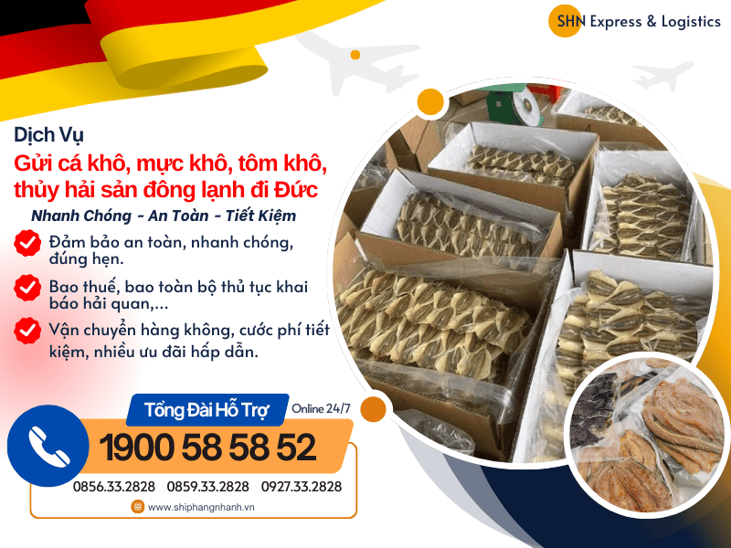 gui ca kho muc kho tom kho thuy hai san di duc