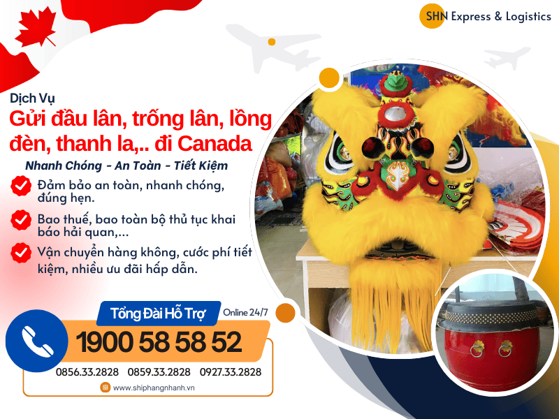 gui dau lan trong lan long den di canada