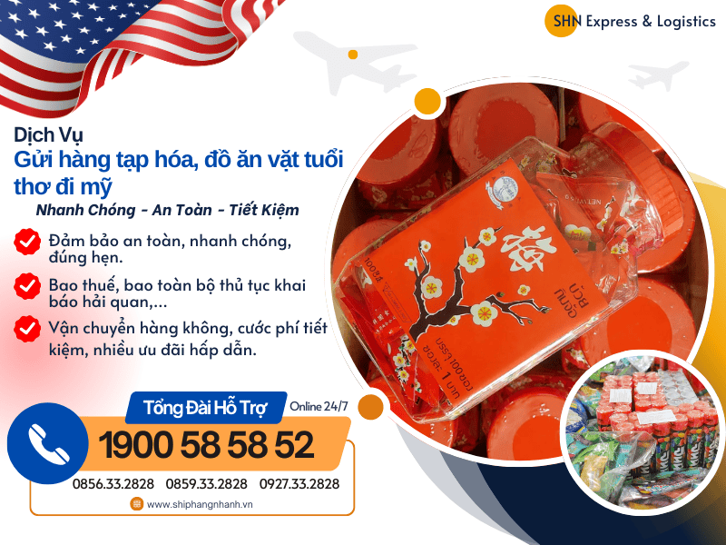 gui hang tap hoa do an vat tuoi tho di my