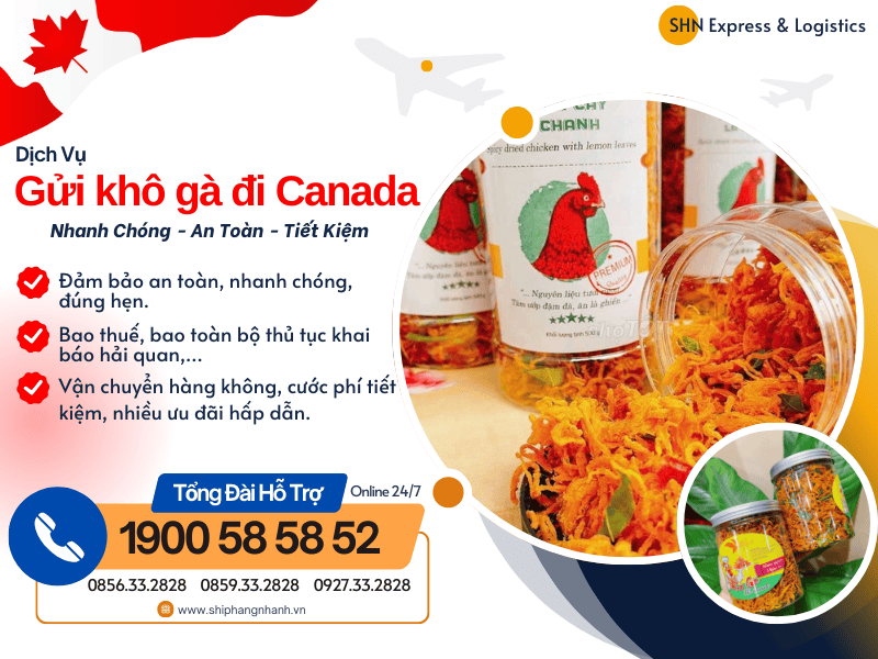 gui kho ga di canada