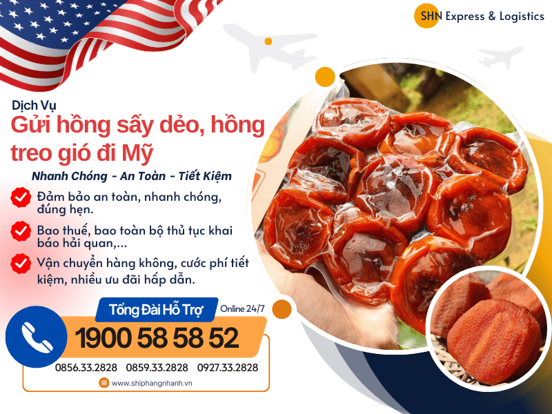 gui hong say deo hong treo gio di my
