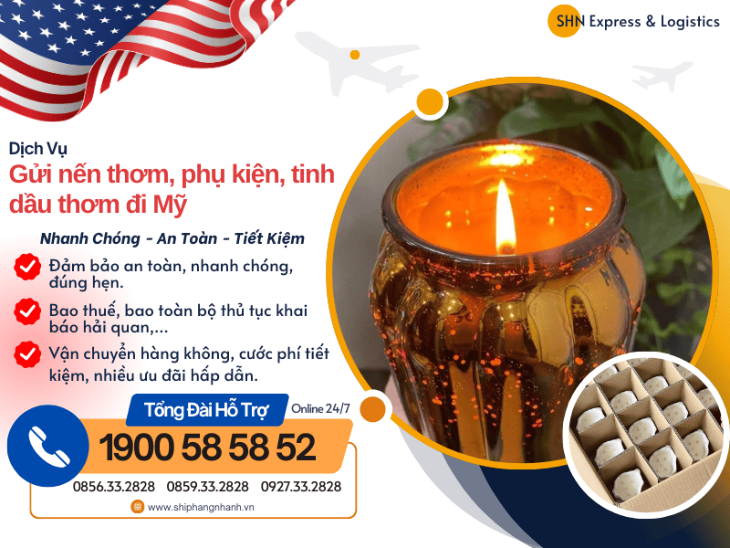 gui nen thom phu kien nen thom di my