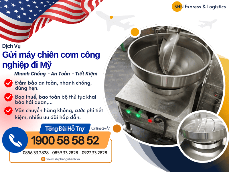 gui may chien com cong nghiep di my