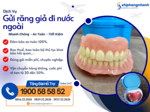 gui rang gia di nuoc ngoai