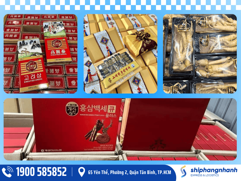 dich vu gui cac loai nhan sam di uc cua ship hang nhanh